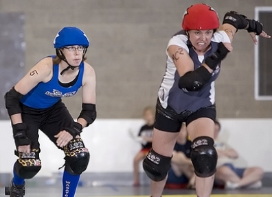 Wasatch Roller Derby Midnight Terror vs. Slaughter House Derby Girls