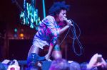 Solange grinds low at FYF Fest. Photo: Tod Seelie