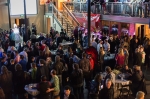 People crowd into The Rail Event Center, dressed their best for this party. Photo: Logan Sorenson LmSorenson.net