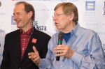 Attorney for the plaintiffs in The Case against 8 and Ted Olson giving a speech with fellow lawyer David Boies. Photo: Logan Sorenson / LmSorenson.Net