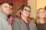 Plaintiffs and other guests of the event listening to speeches given by the attorneys in this case and the film's directors. Photo: Logan Sorenson / LmSorenson.Net