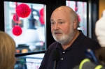 Actor/Director Rob Reiner, guest at this event being interviewed at a press meeting before the reception. Photo: Logan Sorenson / LmSorenson.Net