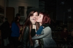 Ash Kirch (R) and Jessica Johnson (L) at E3 Modern for JPO's CD release. Photo: Martín S Rivero