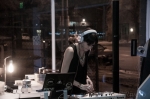 DJ Ria laying the tracks for the night. Photo: Martín S Rivero