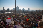 So many people attended the rally that they spilled all across the lawn in front of the Capitol. Photo: Garrett Allen Photography