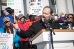 Brian Moench, an MD at LDS Hospital and part of Utah Physicians for a Healthy Environment, talked about the detriments of the bad air on all aspects of our lives. Photo: Garrett Allen Photography