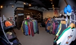 The shop is fully loaded with clothes in addition to skate and snow gear. Photo: Matthew Windsor