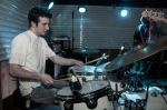 Jon Trousdale on drums for Supermoon. Photo: Martín S Rivero.