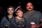 (L–R) Mark, Kim and Issac Dominguez came out to get a healthy dose of Pixies at Saturday night's show. Photo: Talyn Sherer