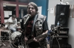 Discoid Sam on bass giving some mean vocals and heart-pounding bass. Photo: Martín Rivero