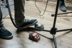 Pedals of choice for Conrad of Discoid A. Photo: Martín Rivero