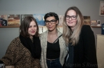 (L-R) Lauren, Monica and Ami at Diabolical Records. Photo: Martín Rivero