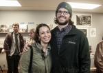 Couple Tarrin and Kyle at the Foster Body album release show. Photo: Martín Rivero