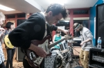 Korey Martin about to take the stage at Diabolical/Albatross Records. Photo: Martín S Rivero.