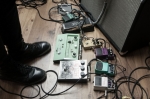 Pedals of choice for Foster Body. Photo: Martín Rivero
