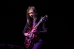 Guitarist and Keyboardist Eric Lo brings the beautiful guitar riffs for the second band of the night, The Red on Black.  Photo: Garrett Allen