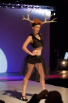 The model that posed earlier for me, walking with attitude, was styled by Mandi Black. Photo: Garrett Allen