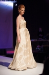 This model is wearing the stylings of Chantel Lauren Designs and is one of eight wedding dresses done for this event.  Photo: Garrett Allen