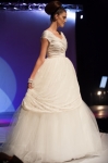 Another wedding piece by Chanel Lauren Designs that had over 40 yards of one of the materials.  Photo: Garrett Allen
