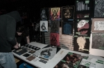 Inter Arma and KEN mode with some excellent graphics on the merchandise. Photo: Martín Rivero