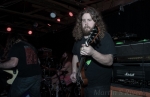 Trey Dalton on guitar for Inter Arma. Photo: Martín Rivero