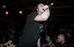 Mike Paparos of Inter Arma, deep growling vocals. Photo: Martín Rivero