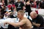 Some of the people who chose to get tattooed at the convention were a little calmer than others. Photo: www.matthewwindsorphoto.com