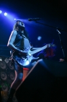 Alexia of Eyes Set to Kill has emotion written on her faca as she belts out amazing vocals. Photo: Garrett Allen
