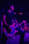 Mike Spero really gets into his stage performance while playing with his band, Authority Zero. Photo: Talyn Sherer