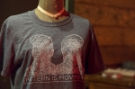 Pattern is Movement T-shirts sporting both artists likenesses are wonderfully modeled by the mannequin at the merch table.  Photo by: Logan Sorenson / LmSorenson.net