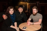 Holly Brook, Chao Huang and Kristopher Monson out to see Pattern is Movement at Urban Lounge. Photo by: Logan Sorenson / LmSorenson.net