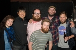 Pattern is Movement posing with friends and fans after their set at Urban Lounge. Photo by: Logan Sorenson / LmSorenson.net