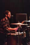 Michael Tapper drummer for Yellow Ostrich playing at Salt Lake's Urban Lounge. Photo by: Logan Sorenson / LmSorenson.net