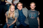 Emily, Joey, and Chris waited in the back of In The Venue for The Sounds to start. Photo: Gilbert Cisneros