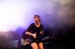 Maja Ivarsson's stage presence was felt through out the show. Photo: Gilbert Cisneros