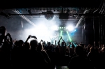 The crowd was responsive to The Sounds encore song. Photo: Gilbert Cisneros