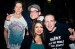 Robert, Scott, Marcela and Erick pose for quick photo after the show. Photo: Gilbert Cisneros