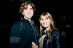 Ashley Grace and Ben Scholle got to the venue early to get a good spot for The Sounds. Photo: Gilbert Cisneros
