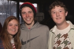 Jerika Jergensen, Ben Walters and Preston Meldrum, fresh faces at this all ages show at In The Venue. Photo by: Logan Sorenson / LMSorenson.net