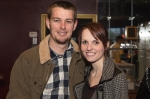 Caleb and Kayla Banks, long time fan of Crash Kings, eagerly awaiting their set to begin. Photo by: Logan Sorenson / LMSorenson.net