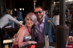 Brooke and Evan cut a fashionable line through the festive crowd. They enjoyed the people, the food and the venue. Photo by John Barkiple.