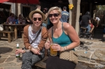 Nati and Holly came out for the booze and music and sunshine. Photo by John Barkiple.