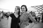 Jenica Woolley and Cammie stop for a quick picture. Photo: Gilbert Cisneros