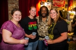 (L-R) Julie Hardenbrook, Jennifer Blandon, Wayne Marshall and Alicia Wright come together for a quick photo. Photo: Talyn Sherer