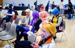 Cosplayers waiting for judge's decision. Photo: Matt Brunk (unlifephotography.com)