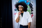 Deepwise throws down some nerd rap for the con-goers to enjoy. Photo: Matt Brunk (unlifephotography.com)