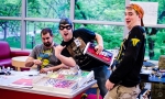 Goofing off at the 801 Mods booth with Lemony Vengeance and SRK's JPenguin. Photo: Matt Brunk (unlifephotography.com)