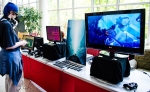 A Salt Fest attendee playing Tripleslash Studios' Magnetic By Nature demo. Photo: Matt Brunk (unlifephotography.com)