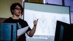 Becky Pennock from Tripleslash Studios gave a fantastic presentation on digital painting and video game art design. Photo: Matt Brunk (unlifephotography.com)