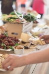 Studio Elevn, provided an excellent spread of fine snacks for guests of the exhibit. Photo: Logan Sorenson / LmSorenson.net